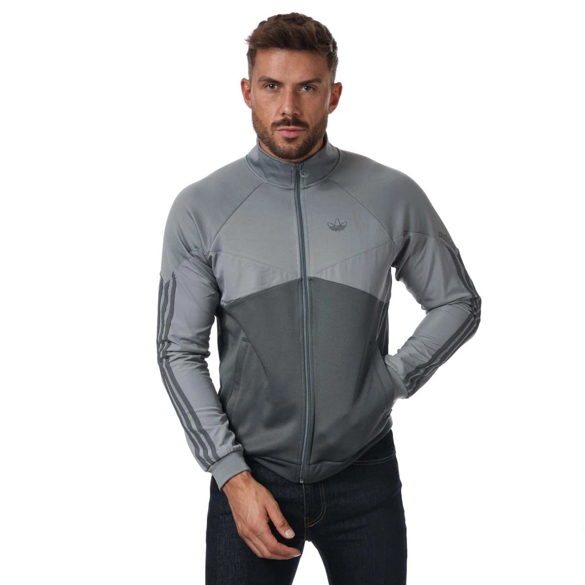 Adidas originals top colorblocked track jacket