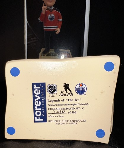 Conner McDavid Edmonton Oliers NHL "Draft Day" Bobblehead #250 of 500 - Picture 2 of 2