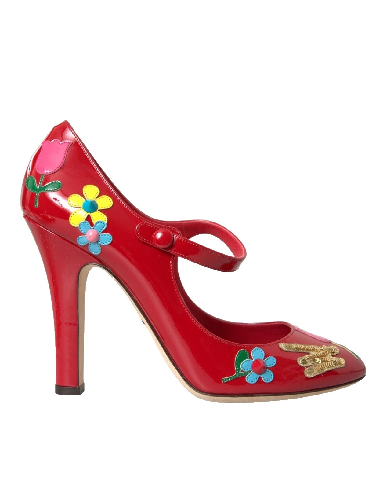 Tacones superiores de cuero floral de fiesta/cóctel para mujer