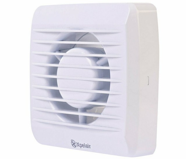 Xpelair Vx100s 12w Ceiling Or Wall Mounted Bathroom Extractor Fan White 240v New