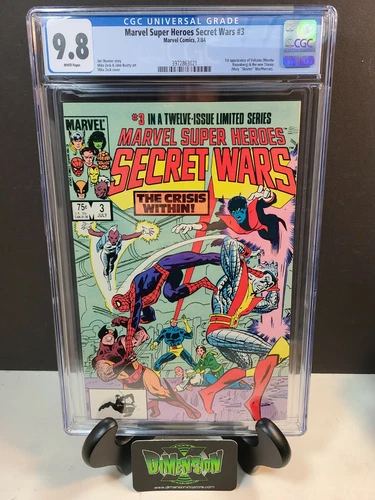 MARVEL SECRET WARS #3 NM CGC 9.8 1ST PRINT 1ST APP VOLCANA & TITANIA 1984 