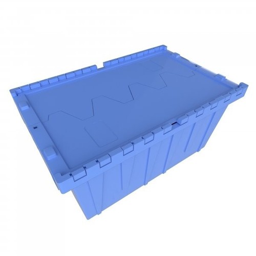 Heavy-Duty Attached Lid Tote (L)12 Gallon Made in USA 1.7 CU. FT
500lb Stackable - 第 5/10 張圖片