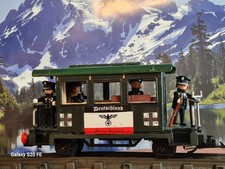 PLAYMOBIL CUSTOM GENERALWAGGON MIT LICHT UNIKAT