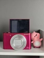 Sony Cyber-shot DSC-WX500 18.2MP Digital Camera RED 30x Optical Zoom Screen Flip