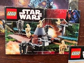 Lot of 4- Lego Star Wars 7678, 7668, 7654, 7252, 6207 and 7657 Instructions only