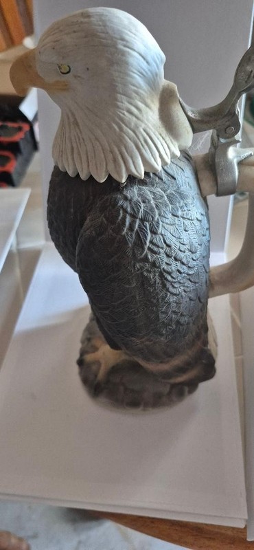 ANHEUSER  BUDWEISER PREMIER COLLECTION BALD EAGLE CHARACTER STEIN