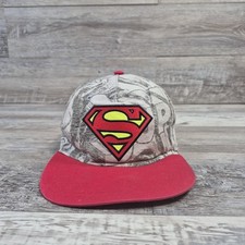 DC Comics Superman Super Hero Cap Hat Adjustable SnapBack Youth Kids