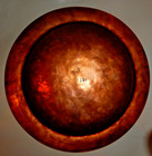 Handmade Hammered Copper Bowl 8 ” Diameter Signed H H — photo 4