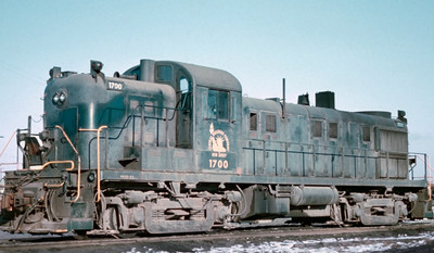 CNJ jersey central RS-3  1700 dupe slide 1970 Alco road switchers NJ to New Engl