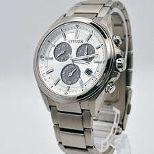 Citizen Attesa E820 S096081 Wristwatch Titanium Solar Eco Drive Lightweight