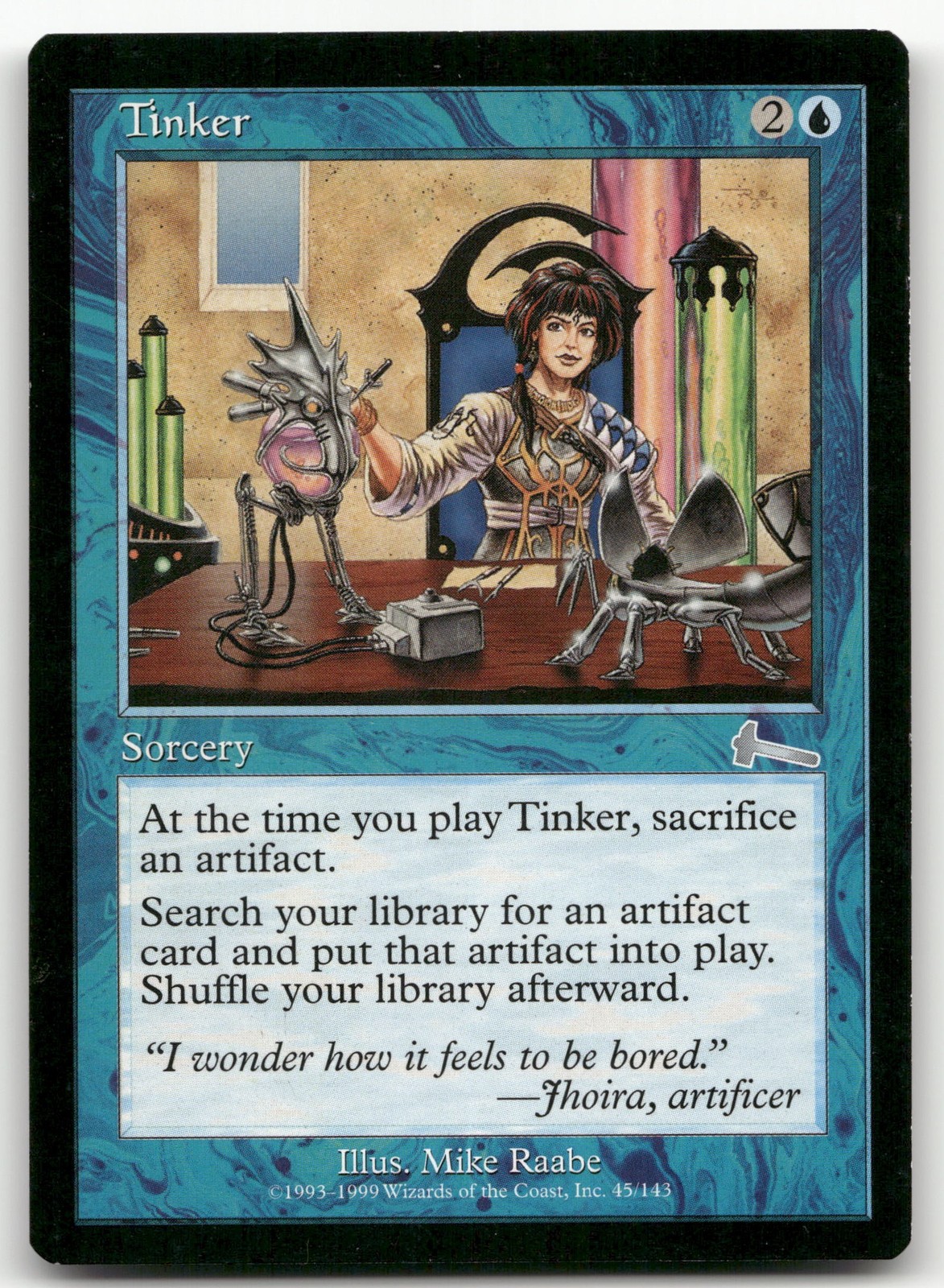 Tinker #45 (LP) Urza's Legacy ULG Magic MTG