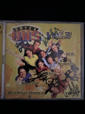 JBP MusiK   Unter Uns Vol. 3 CD Sampler Dance 1998 mit Originalautogrammen