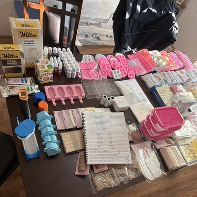 Large Lot of Cake Pop/ Cakesicle Decorating and Baking Supplies