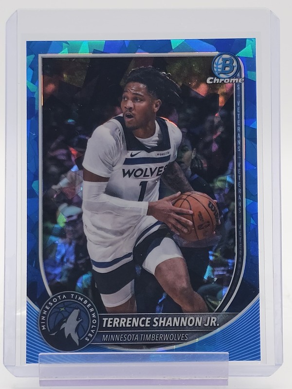 TERRENCE SHANNON JR. 2025-26 BOWMAN CHROME BLUE SAPPHIRE  Q2045