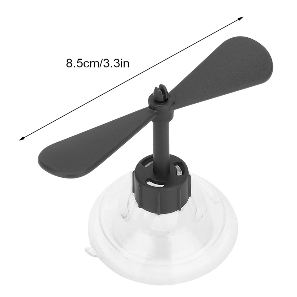 (Negro) Hélice de casco para moto premium goma y plástico con Foto 2 de 4