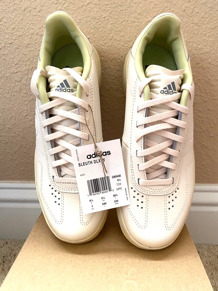 Zapatos de ciclismo Five Ten Sleuth DLX planos para mujer Wonder, blancos/blancos/beige, W7 Foto 2 de 4