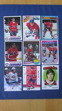 REJEAN HOULE   ( 9 DIFF )   O-PEE-CHEE  TOPPS  UPPER DECK  1977  2008  W/ SIGNED