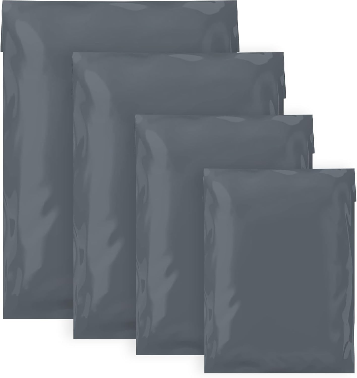 60 Mixed Size Self-Seal Mailer Bags | Tamper-Proof Plastic Packaging for Mailing