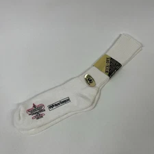 VTG Socks Mens Wick Dry Norm Thompson Made USA Orlon 10-13 1980s White