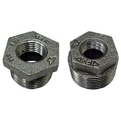 Anvil 0319906483 3/4'' Mnpt X 1/4'' Fnpt Galvanized Hex Bushing