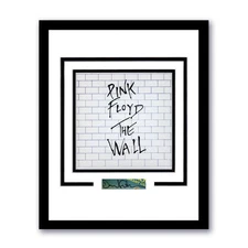 David Gilmour "Pink Floyd" AUTOGRAPH Signed 'The Wall' Framed 11x14 Display ACOA