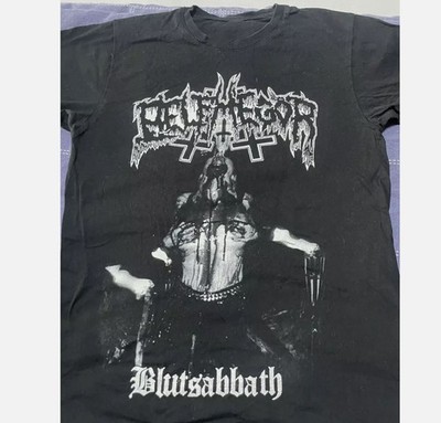 VTG Belphegor Band Gift For Fans Heavy Cotton Black T Shirt All Size