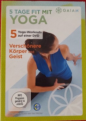 Gaiam 5 Tage Fit mit Yoga DVD - 5 Yoga Workouts Auf Einer Dvd