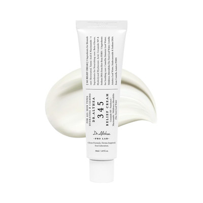 345 Relief Cream Daily Face Moisturizer for Soothing Recovery and Blem