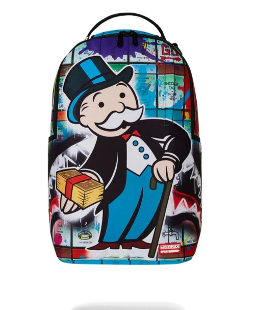 SPRAYGROUND MONOPOLY MONEY MOVES BACKPACK B7021 NEW IN BAG w/TAGS
