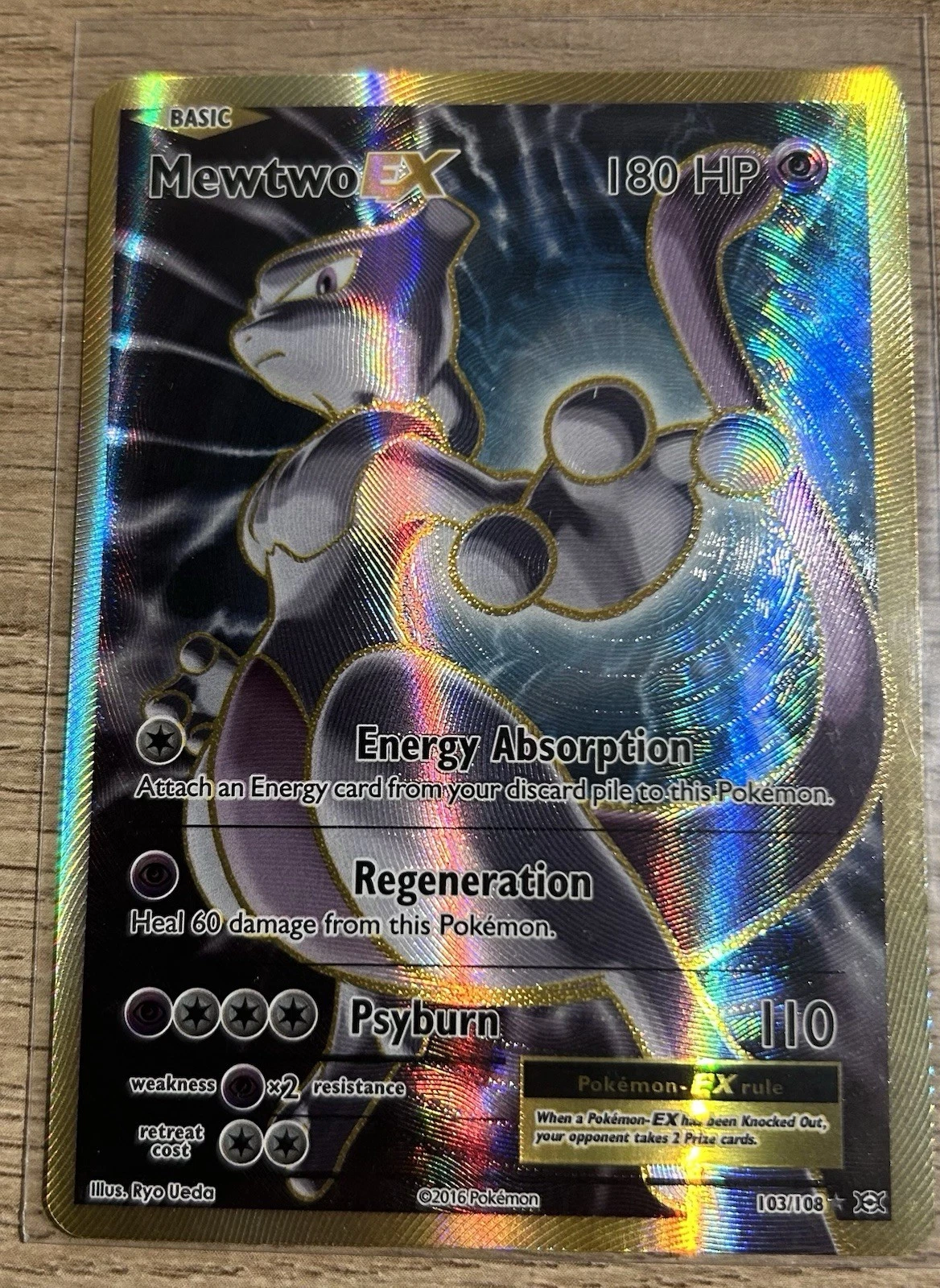 Deal for Mewtwo EX - 103/108 - Pokemon Evolutions XY Full Art Ultra Rare Card NM