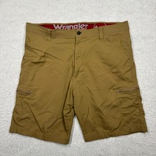 Wrangler ATG All Terrain Gear Shorts Stretch Beige Cargo Hiking Men's Size 40