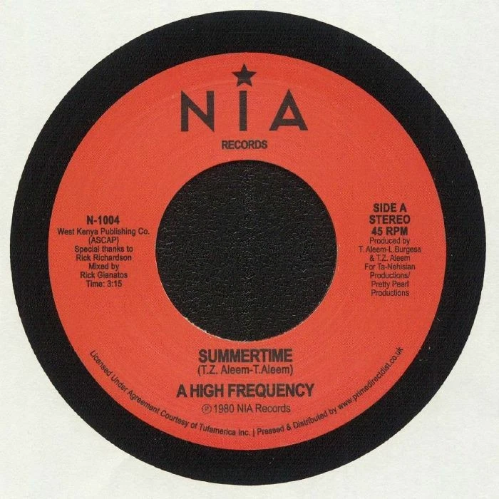 A HIGH FREQUENCY - Summertime (Record Store Day 2020) - Vinyl (7") - Image 1 of 1
