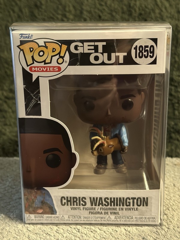 Funko POP! Get Out Vinyl Figure - CHRIS WASHINGTON w/ Deer Head #1859 - NM/Mint
