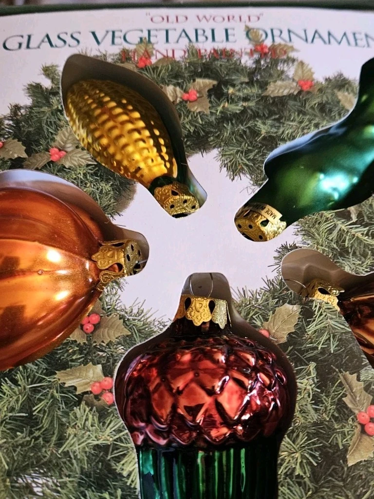 glass vegetable ornaments products for sale | eBay