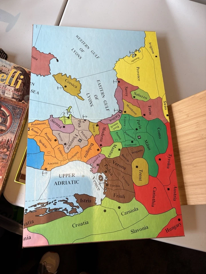 Machiavelli by Battleline  Vintage Avalon Hill   Combat Politics Game COMPLETE - image 4 of 4