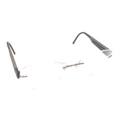 Silhouette 4452 40 6055 Brown Copper Rimless Eyeglasses Frames 17 140 Titanium