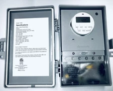 DEWENWILS Pool Pump Timer, Digital Timer Box,7-Day 20 ON/Off Programmable Timer