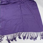 Cejon Scarf Lavender Purple Fringe Scarf Wrap 22"x78" — photo 3