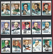 1973 BRITISH ANTARCTICA, Ordinary, Navigators & Airmen, Yver 45/59 - MNH**