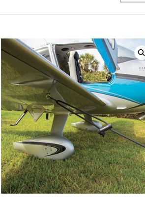 Slide Down Aircraft Tie Down Blue/white NEW
