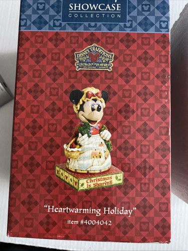 MINNIE MOUSE~Disney Traditions CHRISTMAS IS SHARING 9" Figurine RETIRED Sealed - Picture 5 of 7
