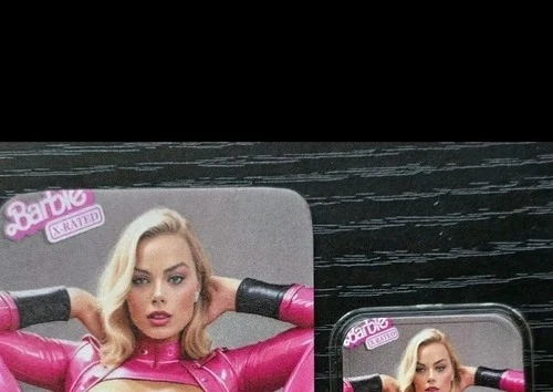 SEXY! HOT! "Barbie" - 1 troy oz .999 Fine Pure Silver Colorized Bar COA # /100