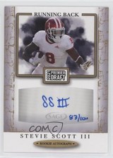 2021 Sage Premier Draft Auto Gold 83/100 Stevie Scott III #A190 Auto 2b2