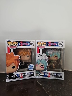 Funko Pop! Bleach Set - Ichigo Kurosaki #1826 + Nelliel Tu Odelschwanck #1824