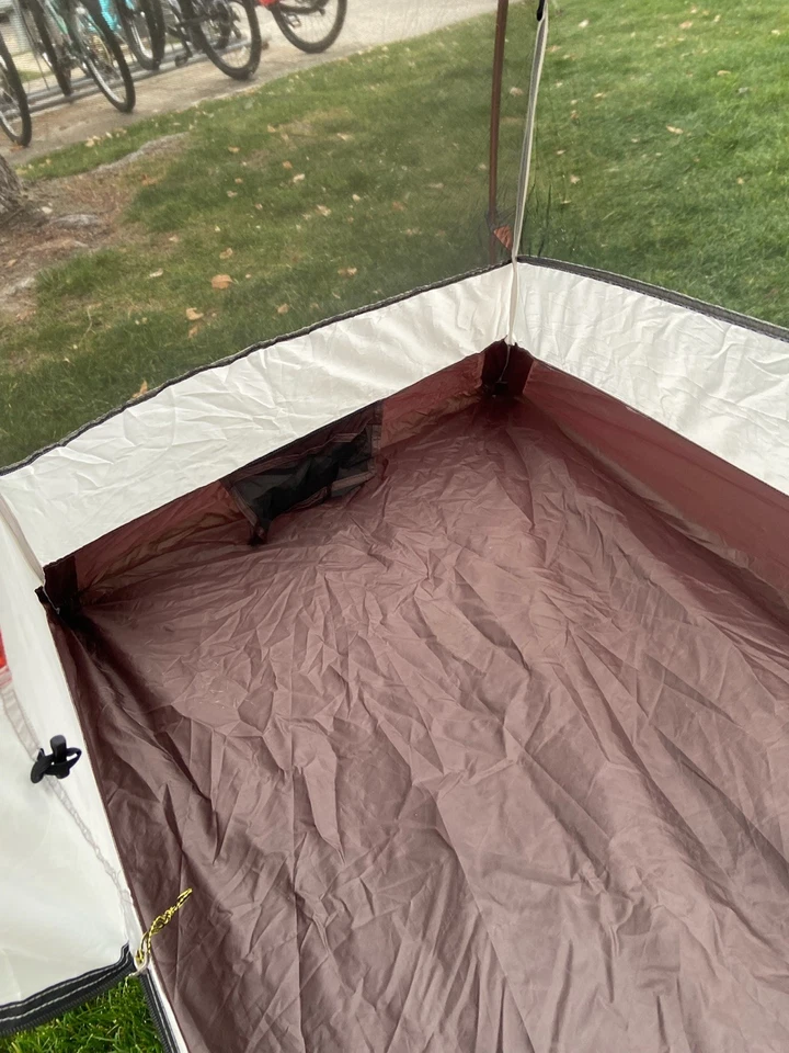 Alps Mountaineering Lynx 1-Person Camping/Backpacking Tent Brown/Orange No Tarp - Image 3 of 4