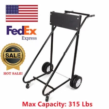 315 LBS Outboard Boat Motor Stand Carrier Cart Dolly Storage Pro Heavy Duty