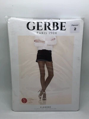 Collant Femme GERBE Elanore Taille 2 Couleur Noir Neuf !!!