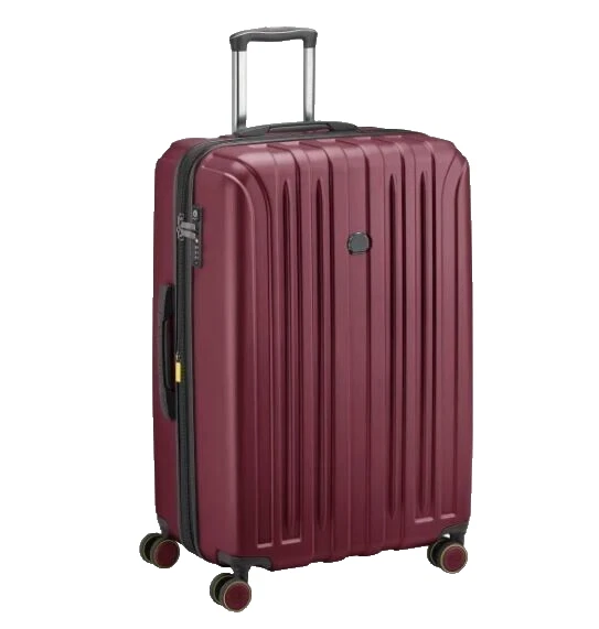 Juego de equipaje de mano rígido Delsey Paris Accelerate 2 piezas 30" y 22" rojo ¡NUEVO! Foto 2 de 4