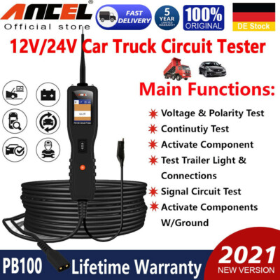 12/24V Car Circuit Tester Electrical System Avometer Power Scan Diagnostic Tool