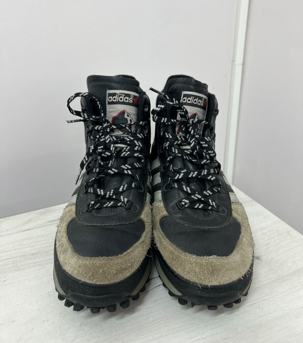 80s Vintage Adidas Trekking Boots Suede Leather Shoes Yugoslavia